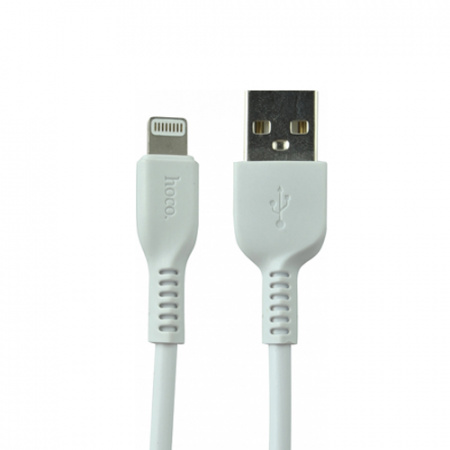 cable-hoco-x13-easy-charged-lightning-1m-White-2-500x500